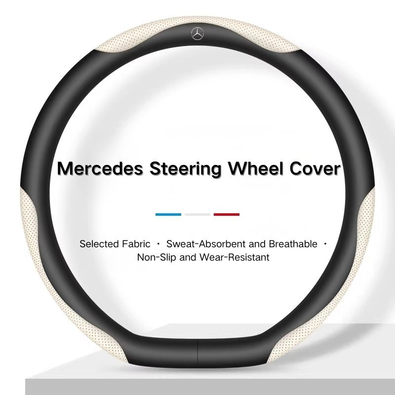 Load image into Gallery viewer, Mercedes-Benz Skin-friendly & Breathable Steering Wheel Cover For C260L, E300L, A180L, GLA/GLB, GLC, CLA