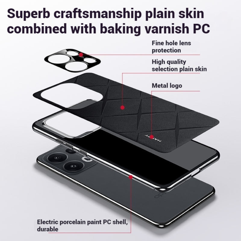 Load image into Gallery viewer, OPPO Reno13 / Pro - Plain Leather PC Phone Case - i-Station Mobile Phone & Electronic Device Repair and Accessories