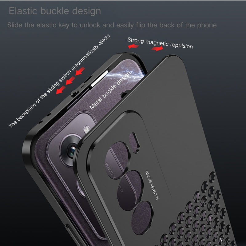 Load image into Gallery viewer, OPPO Reno12/Pro - Metal Heat Dissipation Phone Case - i-Station Mobile Phone & Electronic Device Repair and Accessories
