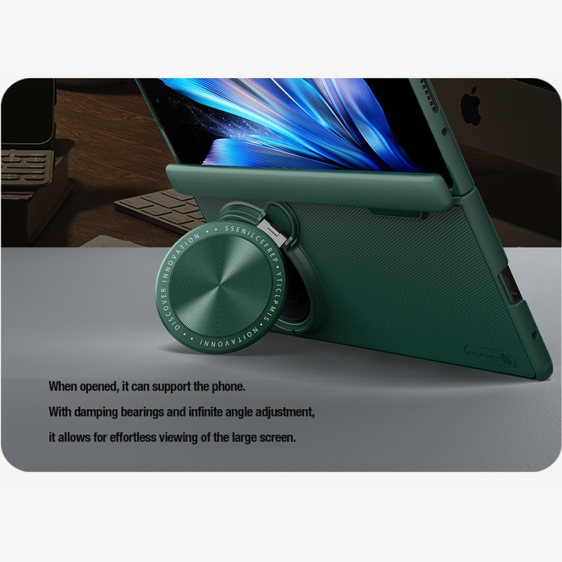 Load image into Gallery viewer, OnePlus Open (CPH2551) - Super Matte Shield Flip Style Lens Camera Stand Protective Case - i-Station Mobile Phone & Electronic Device Repair and Accessories