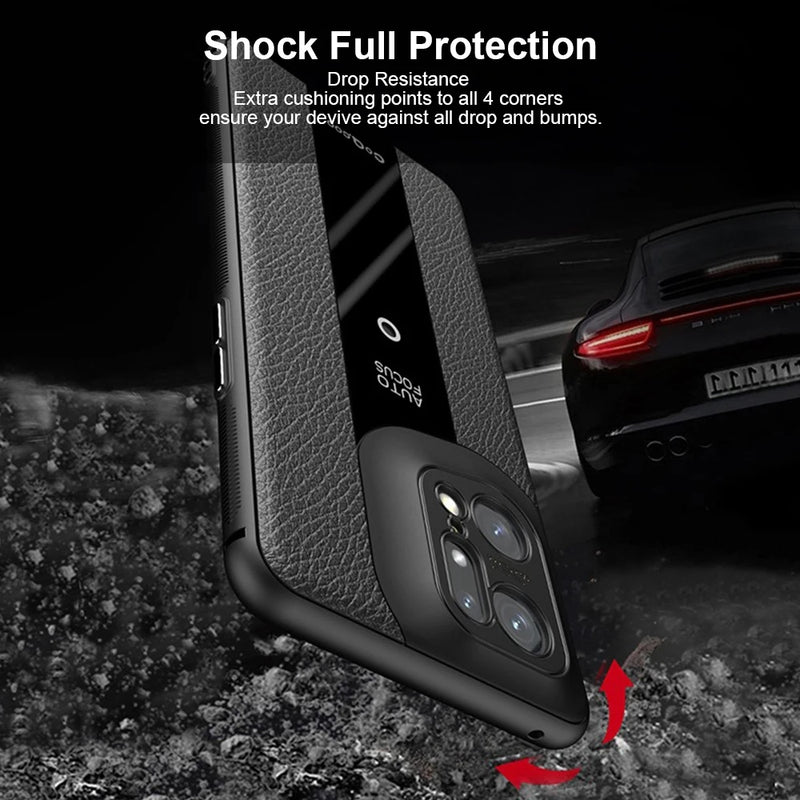 Load image into Gallery viewer, OPPO Find X5/Pro - Luxurious Litchi-Texture Silicone Protective Case - i-Station Mobile Phone & Electronic Device Repair and Accessories