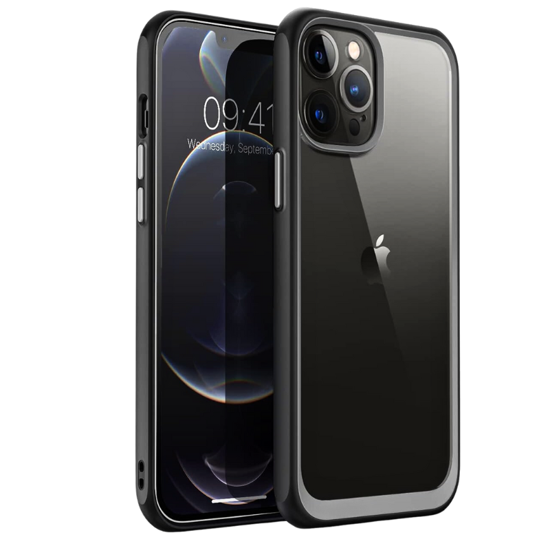Apple iPhone 13/Mini/Pro/Pro Max Transparent Slim Protection Hybrid Shockproof Essentials Series Case - i-Station Mobile Phone & Electronic Device Repair and Accessories