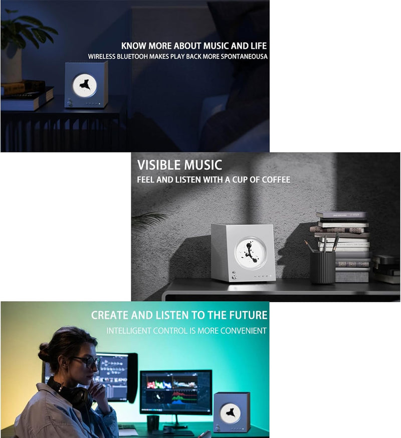 Load image into Gallery viewer, Magnetic Fluid Bluetooth Speaker Portable Bluetooth 5.1 Wireless Outdoor Durable Speakers With Subwoofer 50W Stereo Sound Extra Bass Rhythm FerroFluid Acoustics New Experience - i-Station Mobile Phone & Electronic Device Repair and Accessories
