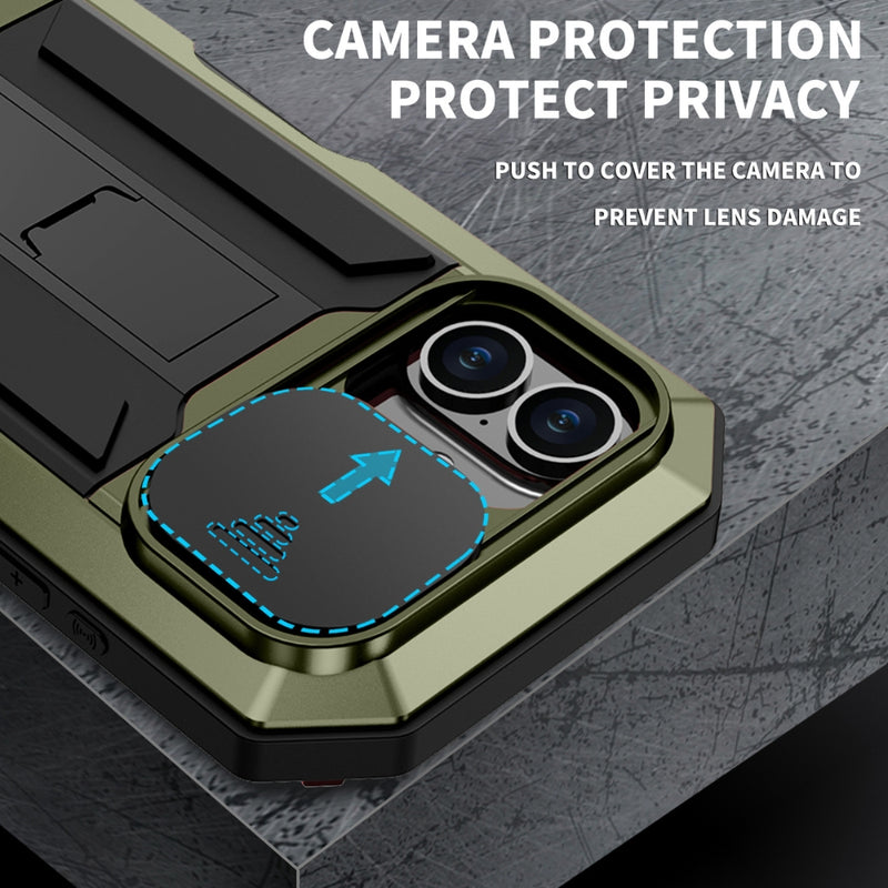 Load image into Gallery viewer, Apple iPhone 16/Pro/Plus/Max - R-JUST Sliding Camera IP54 Life Waterproof Holder Phone Case - i-Station Mobile Phone & Electronic Device Repair and Accessories