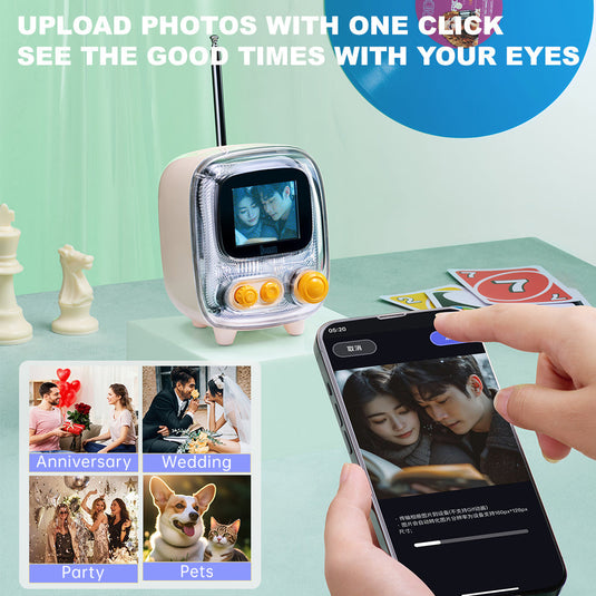 Divoom Tiivoo-2 FM Radio Bluetooth Speaker With Alarm Clock And Upload Photos,Pixel Art Retro Mini Small Cute Wireless Speaker For Party Office Home Desk Bedroom - i-Station Mobile Phone & Electronic Device Repair and Accessories