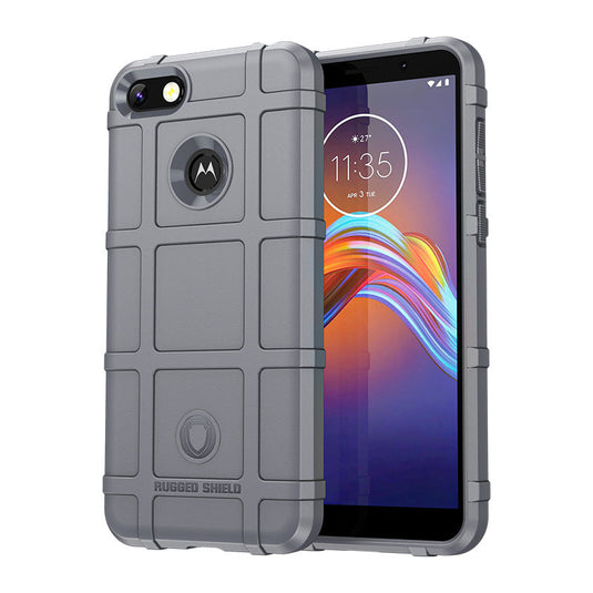 Motorola  Moto E6/E6 Play - Shield Shockproof Rugged Heavy Duty Case With 2PC 9H Glass Screen Protector - i-Station Mobile Phone & Electronic Device Repair and Accessories