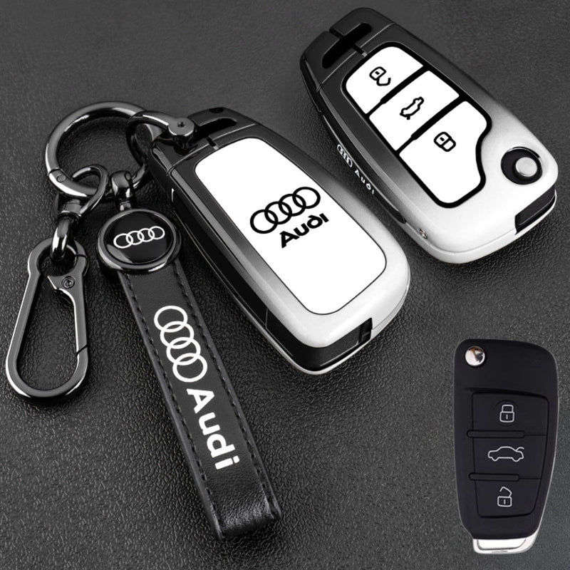 Load image into Gallery viewer, Audi Stylish with Cool Shockproof Car Key Protective Fob Case Cover For A3, A4, A5, A6, Q2, Q3, Q5, Q7, Q8, e-tron - i-Station Mobile Phone & Electronic Device Repair and Accessories