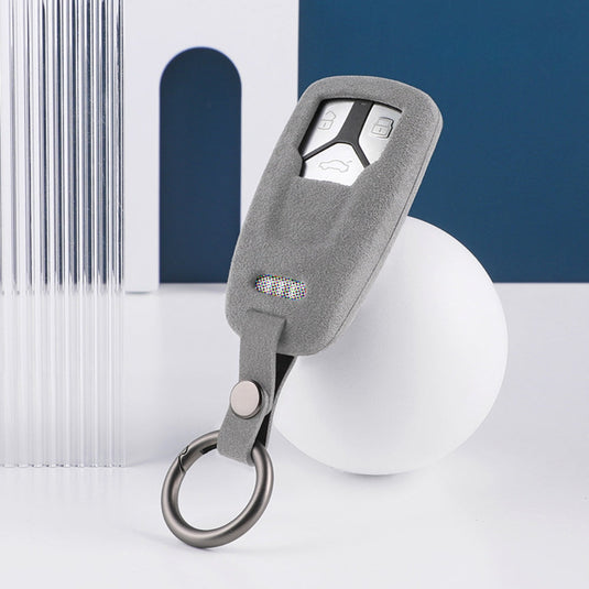 Audi Alcantara Remote Car Key Fob Case Cover For A4, A5, A6, Q5, Q7, S4, S5, S7 - i-Station Mobile Phone & Electronic Device Repair and Accessories