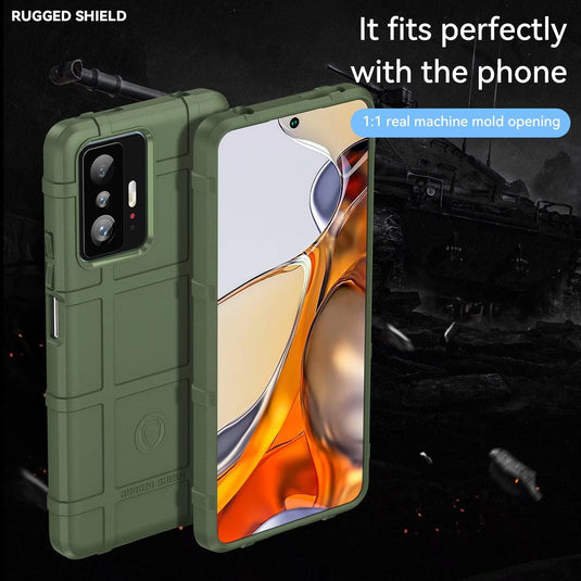 Motorola Moto G 2022 - Shield Shockproof Rugged Heavy Duty Case With 2PC 9H Glass Screen Protector - i-Station Mobile Phone & Electronic Device Repair and Accessories