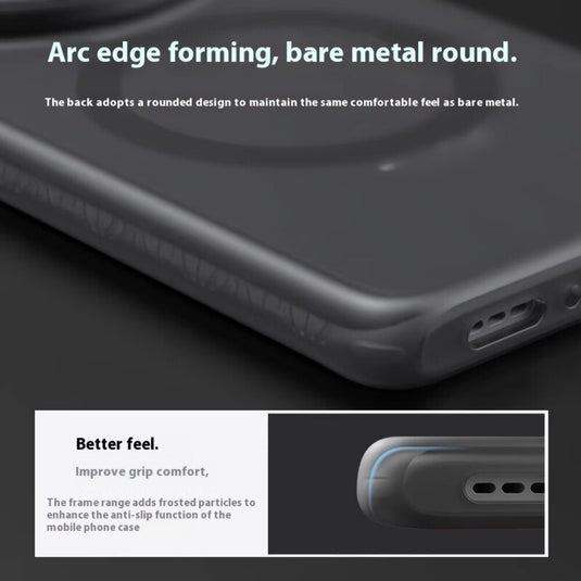 Honor Magic7/Pro - Frosted Magnetic Minimalist Full Coverage Shockproof Case - i-Station Mobile Phone & Electronic Device Repair and Accessories