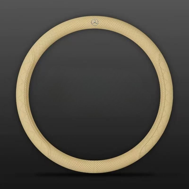 Load image into Gallery viewer, Mercedes-Benz PU Leather Steering Wheel Cover with Heat-Pressed Embossed Texture For C260L, GLB220, GLC, GLE350, GLA200, E300L