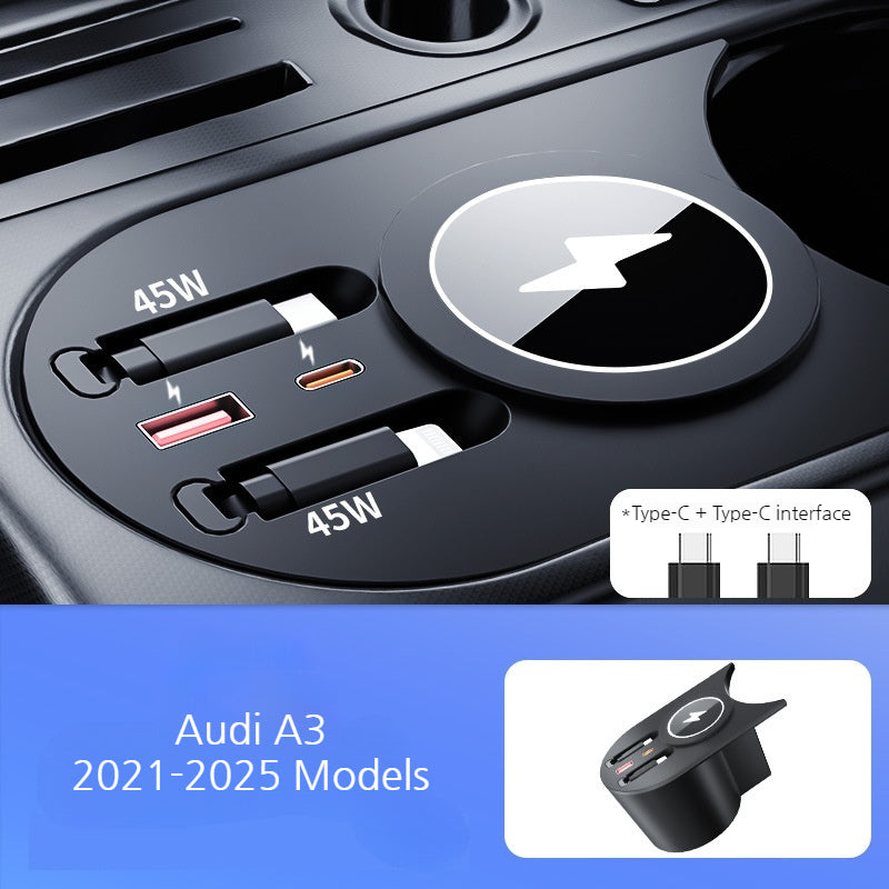 Load image into Gallery viewer, Audi A3 (2021–2025) Car Wireless Fast Charging Hub - i-Station Mobile Phone & Electronic Device Repair and Accessories