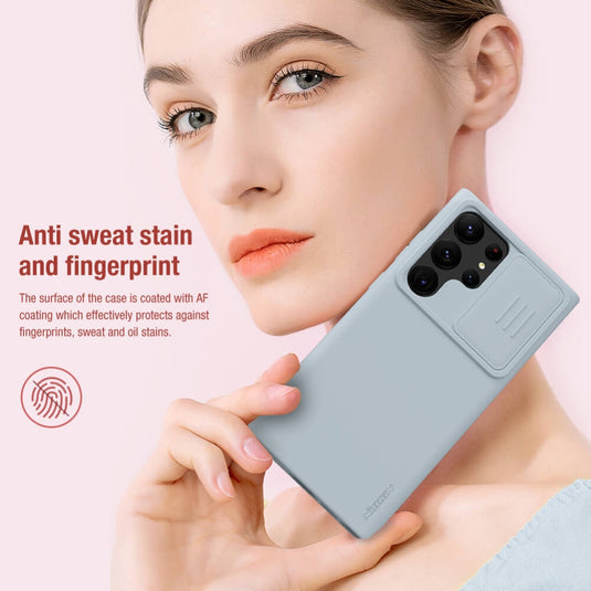 Samsung Galaxy S23 Ultra - Nillkin CamShield Silky Silicon Case - i-Station Mobile Phone & Electronic Device Repair and Accessories