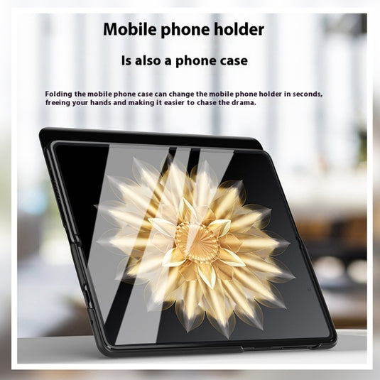 Honor Magic V2 - Premium Leather Smart Touch Side Window Flip Stand Case - i-Station Mobile Phone & Electronic Device Repair and Accessories