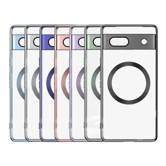 Google Pixel 7A - Ultra Thin Transparent Magnetic Soft Case - i-Station Mobile Phone & Electronic Device Repair and Accessories
