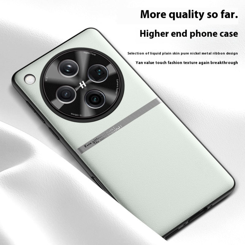 Load image into Gallery viewer, OPPO Find X8 Pro - Liquid Leather Skin-Friendly Anti-Drop Protective Case - i-Station Mobile Phone & Electronic Device Repair and Accessories
