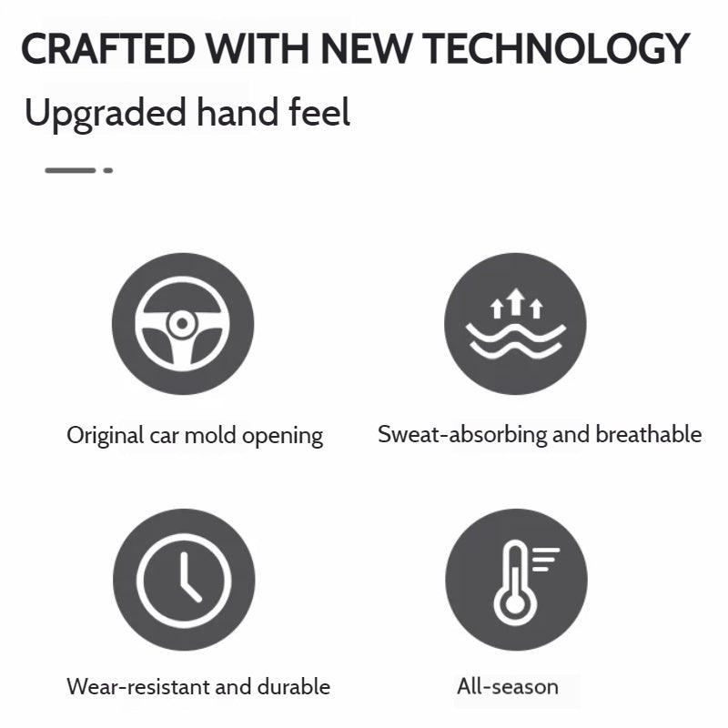 Load image into Gallery viewer, Mazda Premium Nappa Leather Breathable Ultra-Thin Non-Slip Steering Wheel Cover For Mazda 3 Axela, CX-5, CX-4, Atenza, CX-30, CX-50, Mazda 6, Ruiyi - i-Station Mobile Phone & Electronic Device Repair and Accessories
