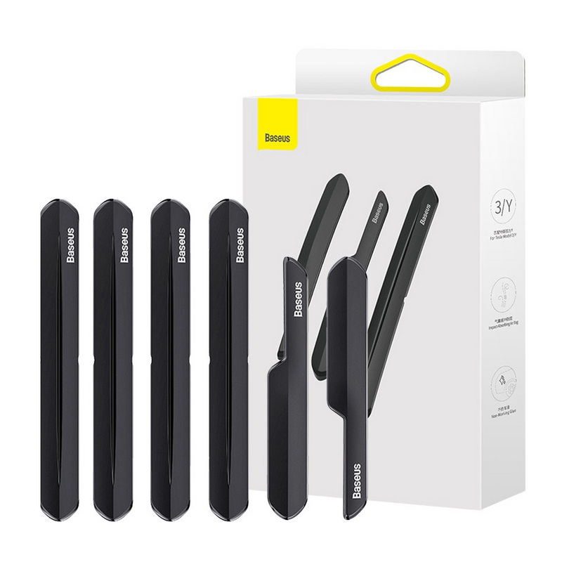 Load image into Gallery viewer, Baseus T-Space Bumper Guard Kit For Tesla Model 3/Y-Cluster Black (Pack of 6) - i-Station Mobile Phone & Electronic Device Repair and Accessories