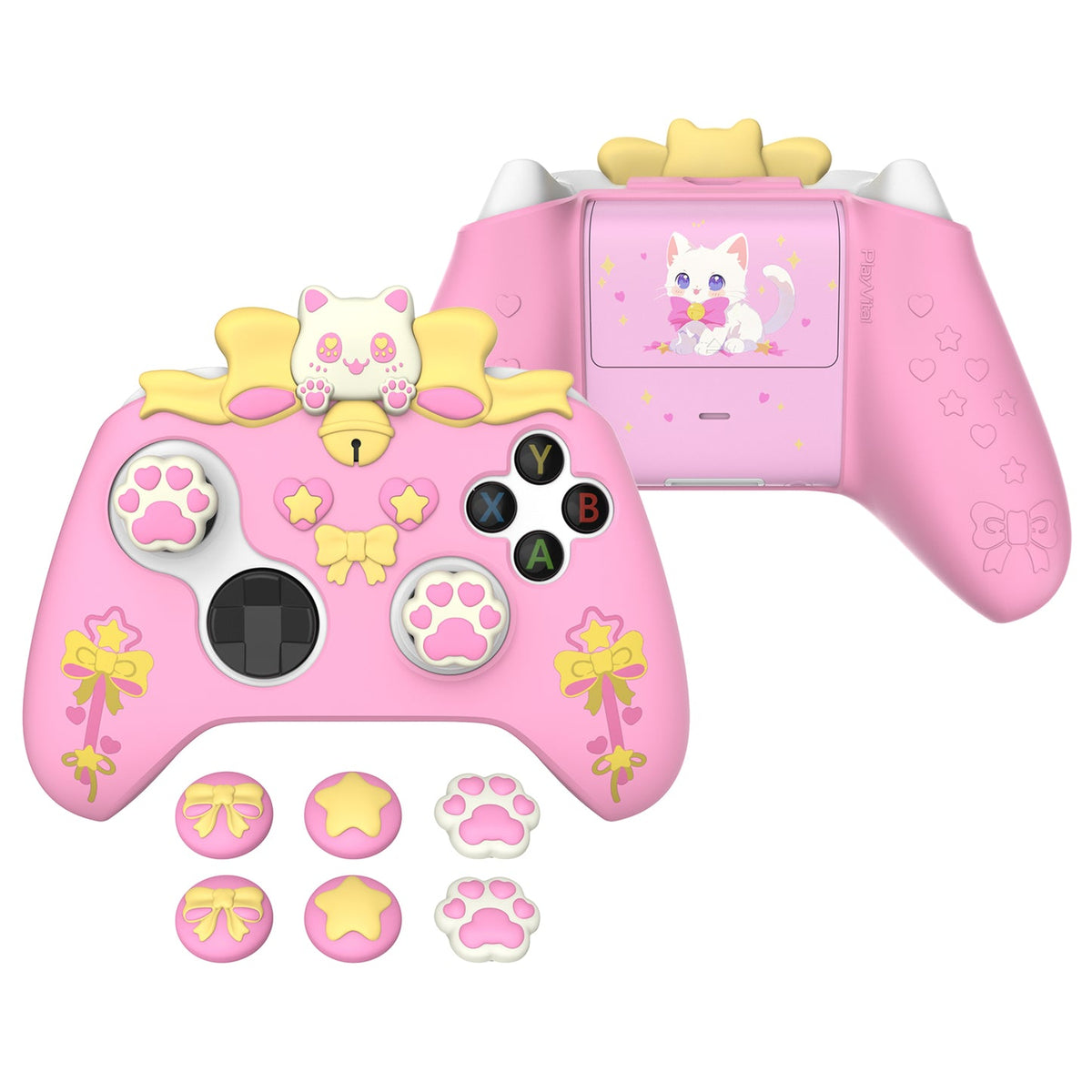 Xbox Series X/S - Sweetheart Kitty Cartoon Silicone Anti-Slip Wireless Controller Cover - i-Station Mobile Phone & Electronic Device Repair and Accessories