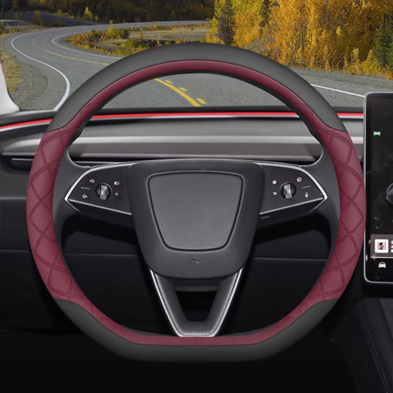 Load image into Gallery viewer, Tesla Ultra-Thin Soft Comfort & Anti-Slip Steering Wheel Cover For Model Y, Model 3 - i-Station Mobile Phone & Electronic Device Repair and Accessories