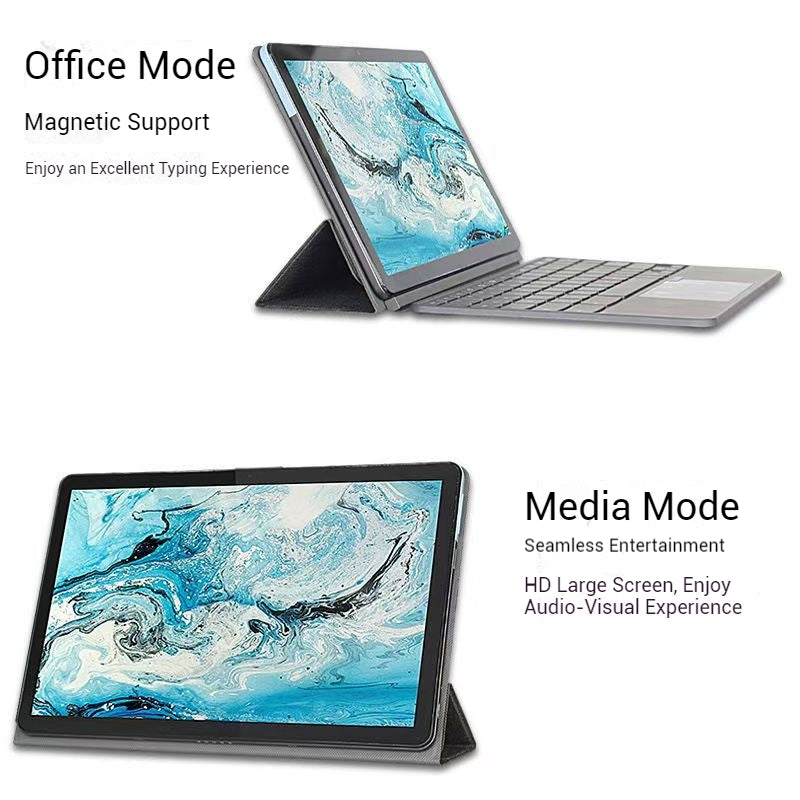Load image into Gallery viewer, Lenovo IdeaPad Duet Chromebook 10.1 (CT-X636F) Premium Double-Sided Magnetic Leather Case - i-Station Mobile Phone & Electronic Device Repair and Accessories