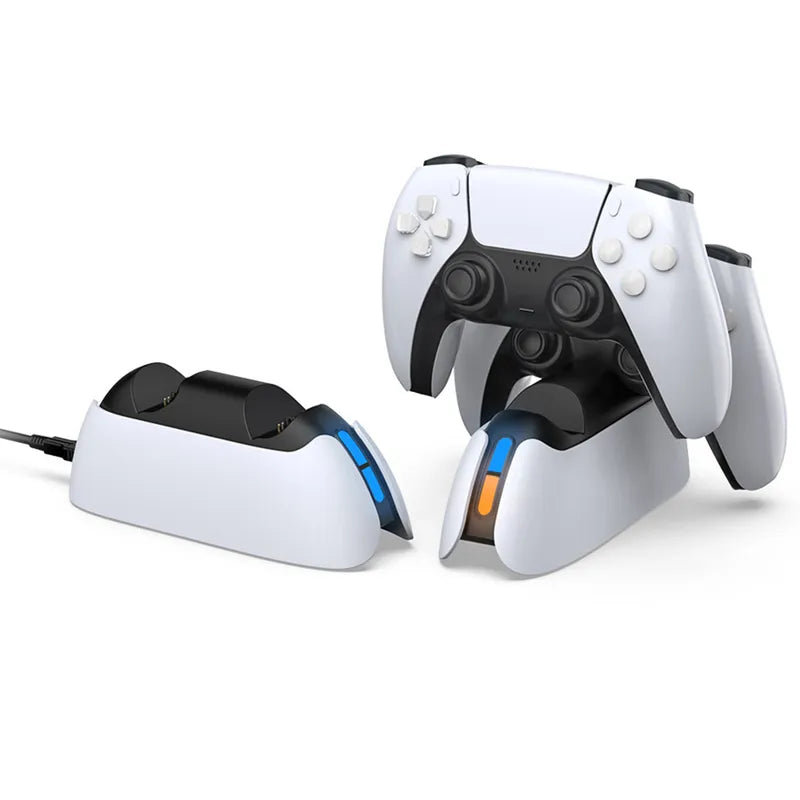 Load image into Gallery viewer, PS5 Joystick PlayStation 5 Dual Controller Charger Dock Station with LED Indicator - Polar Tech Australia