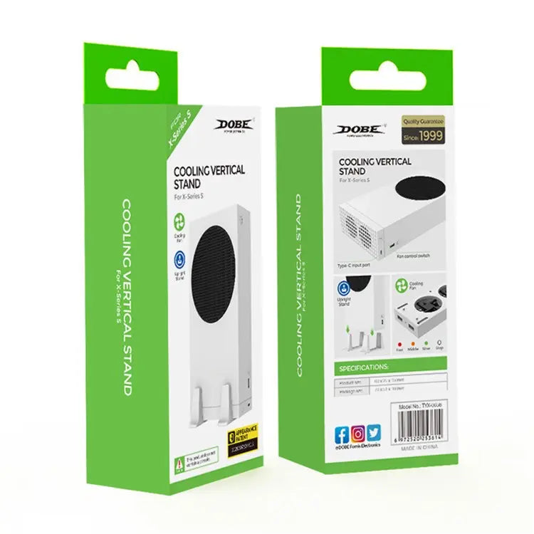Load image into Gallery viewer, Xbox Series S Vertical Cooling Stand Holder Dual Cooling Fan Base - Polar Tech Australia