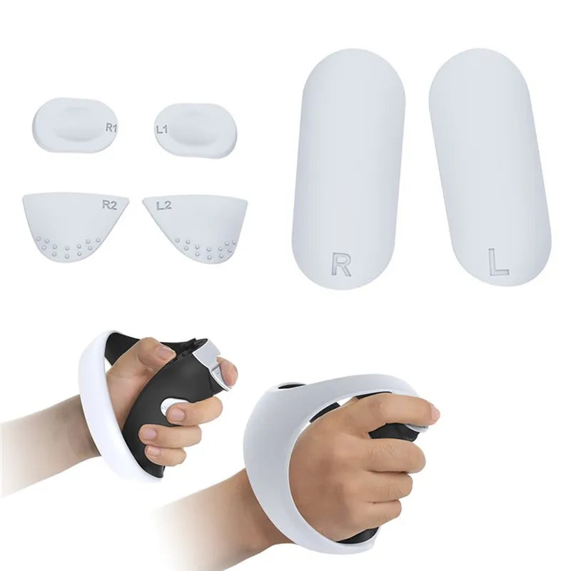 PS VR2 Handle Sleeves Controller Skin Grip Silicone Protective Pad Cover Set - Polar Tech Australia