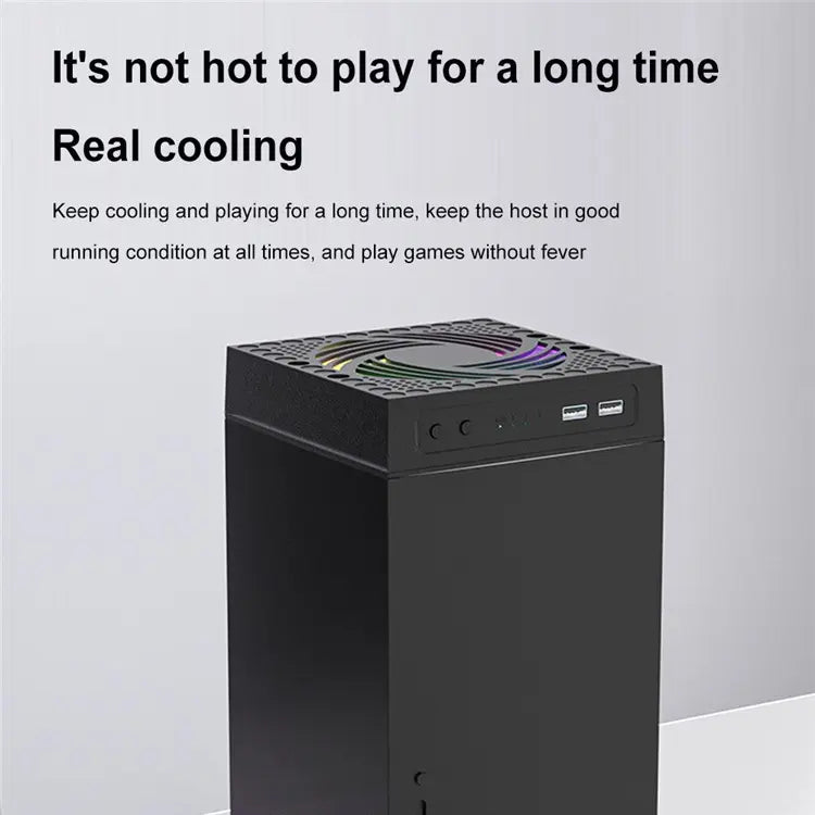 Load image into Gallery viewer, Xbox Series X Console RGB Cooling Fan with USB2.0 Interface, Handle Hooks - Polar Tech Australia