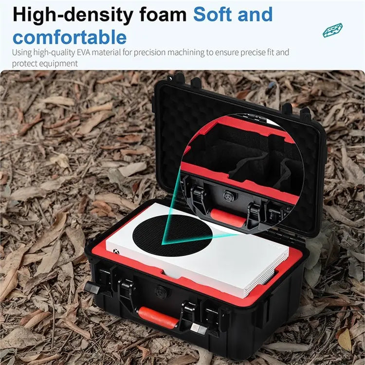 Load image into Gallery viewer, Xbox Series S Portable Heavy Duty Anti-Shock Storage Box Waterproof Carrying Box Suitcase - Polar Tech Australia