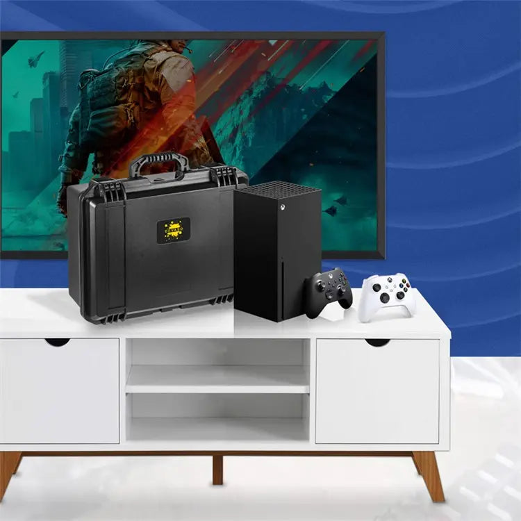 Load image into Gallery viewer, Xbox Series X Portable Heavy Duty Anti-Shock Storage Box Waterproof Carrying Box Suitcase - Polar Tech Australia