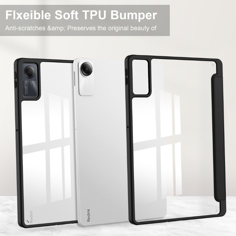 Load image into Gallery viewer, Xiaomi Redmi Pad SE 11’’ 2023 (23073RPBFG) Smart Tri-fold Acrylic Shockproof Case With Pen Slot - i-Station Mobile Phone & Electronic Device Repair and Accessories