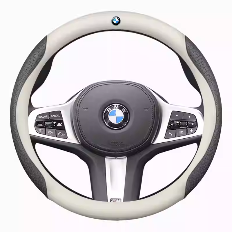 Load image into Gallery viewer, BMW Leather & Embossed Breathable Ultra-Thin Non-Slip Steering Wheel Cover For 3 Series, 4 Series, 5 Series, 6 Series, 7 Series, X1, X3, X4, X5, X6, X7, iX3, i3 - i-Station Mobile Phone & Electronic Device Repair and Accessories