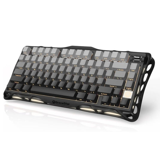 GravaStar K1 75% Wireless Mechanical Gaming Keyboard with RGB Backlit, Aluminum Alloy Exoskeleton Design, Gasket Custom Keyboard Hot-Swap Socket - i-Station Mobile Phone & Electronic Device Repair and Accessories
