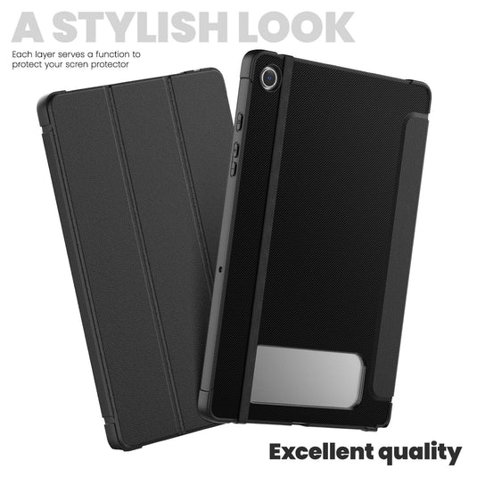 Samsung Galaxy Tab A9 8.7’’2023 (X110/X115) Carbon Fiber Leather Shockproof Case - i-Station Mobile Phone & Electronic Device Repair and Accessories