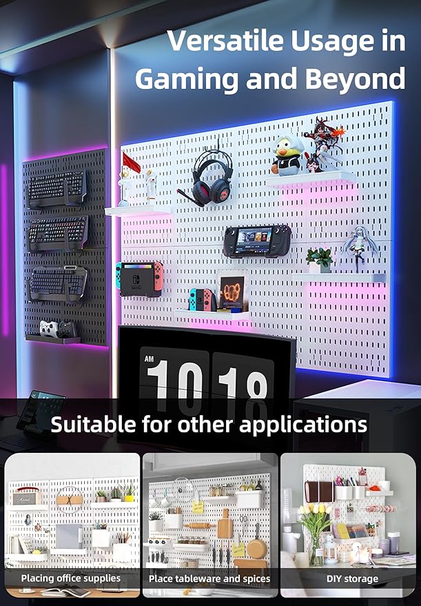 Load image into Gallery viewer, Revamp Your Space With A Versatile Pegboard Kit - Effortlessly Organize Home, Office, And Gaming Setup With Customizable Hanging Solutions - i-Station Mobile Phone & Electronic Device Repair and Accessories