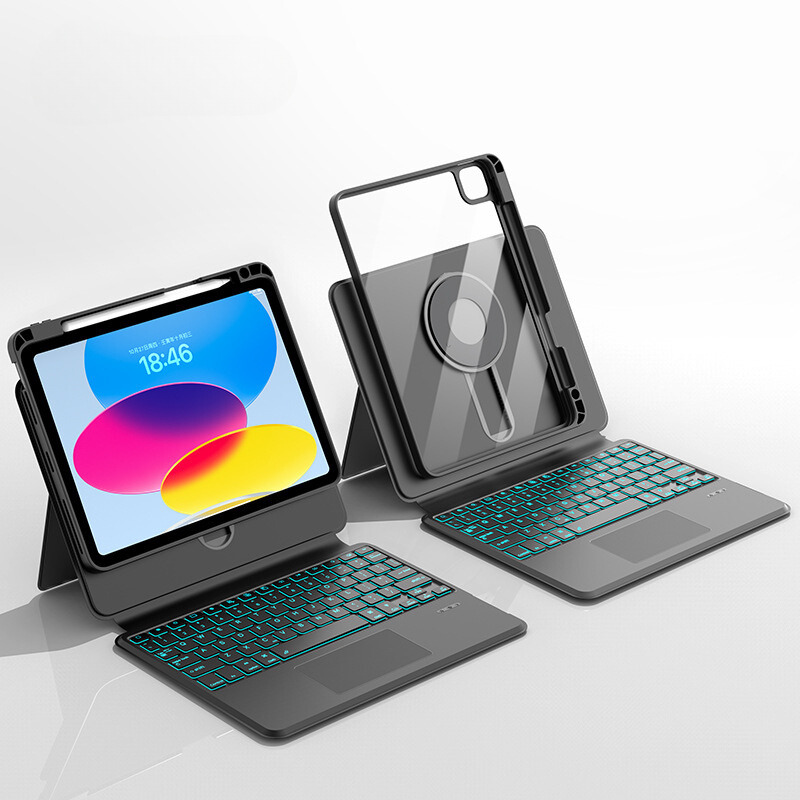 Load image into Gallery viewer, Apple iPad Pro 13-inch M4 (2024) - Magnetic Suspension Magic 360 Rotation Detachable Smart Wireless Trackpad Keyboard Case With Backlit - i-Station Mobile Phone & Electronic Device Repair and Accessories