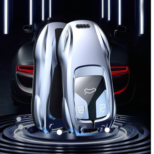 Audi Zinc Alloy Silicone Car Key Fob Case Cover For A3 For A4, A5, Q3, Q7, Audi TT - i-Station Mobile Phone & Electronic Device Repair and Accessories