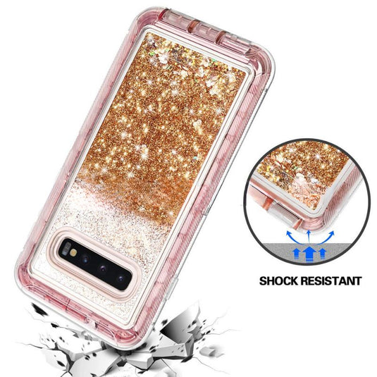 Samsung Galaxy S10 (4G/5G)/Plus SM-G975/E SM-G970 Liquid Sand Glitter Shockproof Blingbling Series Case - i-Station Mobile Phone & Electronic Device Repair and Accessories