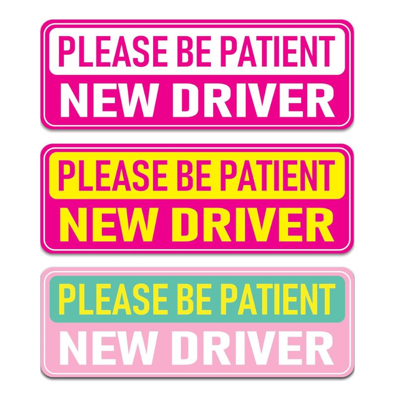 Load image into Gallery viewer, Universal Magnetic New Driver Car Sign – Removable & Reusable Safety Sticker for Vehicles (3 Pack) - i-Station Mobile Phone & Electronic Device Repair and Accessories