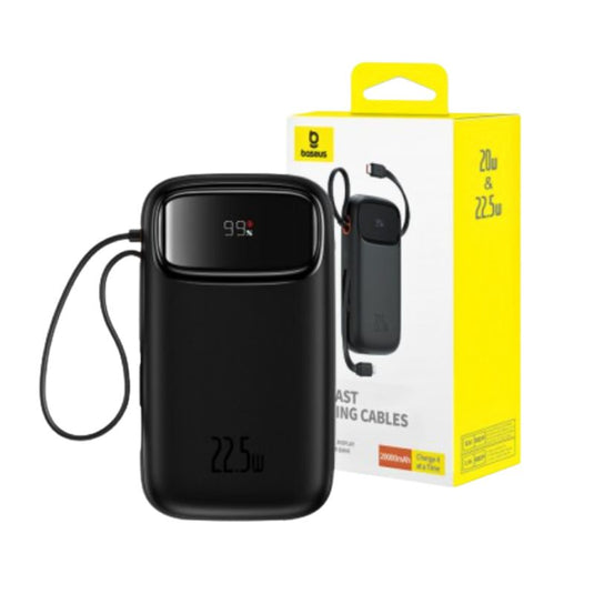Baseus Qpow2 Dual-Cable Digital Display Fast Charge Power Bank 20000mAh 22.5W - i-Station Mobile Phone & Electronic Device Repair and Accessories