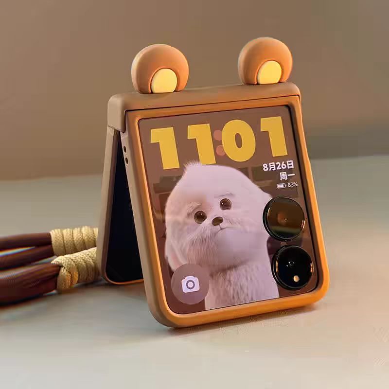 Load image into Gallery viewer, Xiaomi Mix Flip Cartoon Shell Film Integrated Anti-drop Fashion-Forward Series Case - i-Station Mobile Phone & Electronic Device Repair and Accessories