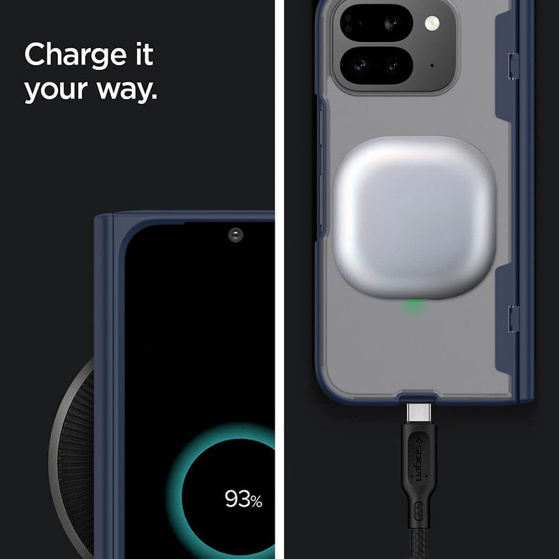 Load image into Gallery viewer, Google Pixel 9 Pro Fold - Full Coverage Matte Folding Spring Hinge Case - i-Station Mobile Phone & Electronic Device Repair and Accessories
