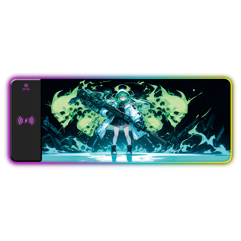 Load image into Gallery viewer, Multifunctional 15W Fast-Charging RGB Wireless Gaming Mouse Pad