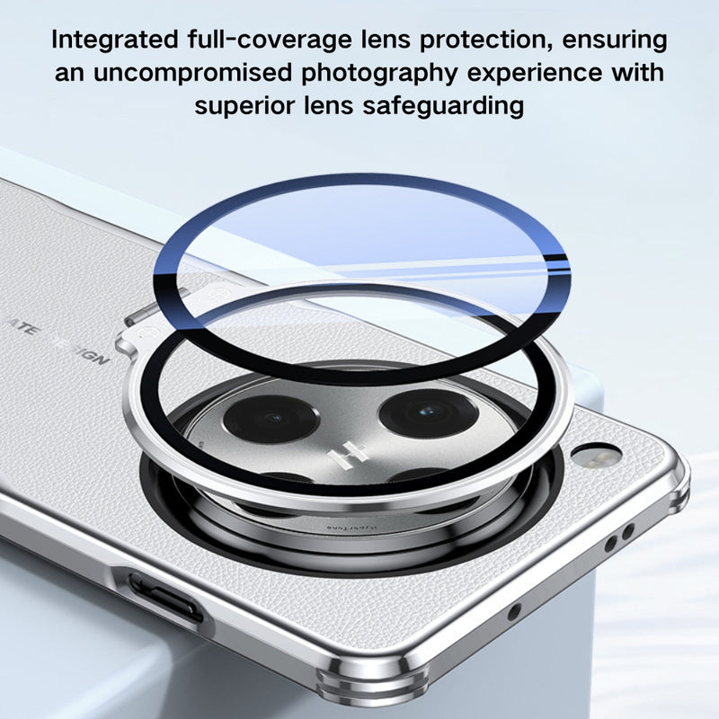 Load image into Gallery viewer, Oppo Find X8 Ultra/X8s Plus/X8s - Full Coverage Lens Stand Leather Material Shockproof Protective Case - i-Station Mobile Phone & Electronic Device Repair and Accessories