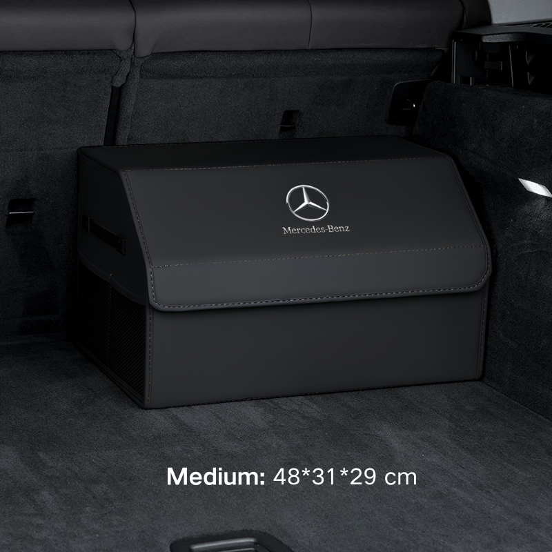 Load image into Gallery viewer, Mercedes-Benz Microfiber Leather Car Trunk Storage Box for GLE350/450, GLA, GLC, GLB, GLS, G500, EQC, E-Class, C-Class, S-Class - i-Station Mobile Phone & Electronic Device Repair and Accessories