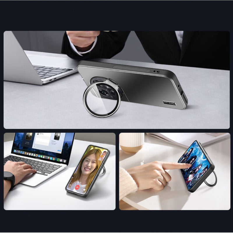 Load image into Gallery viewer, OnePlus 12R - Full Coverage Lens Stand Shockproof Protective Case - i-Station Mobile Phone & Electronic Device Repair and Accessories