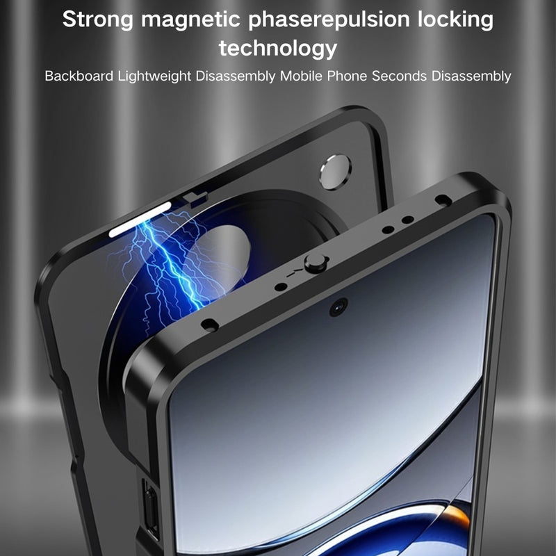 Load image into Gallery viewer, OPPO Find X7/Ultra - Metal Frame Frosted Magnetic Phone Case - i-Station Mobile Phone & Electronic Device Repair and Accessories