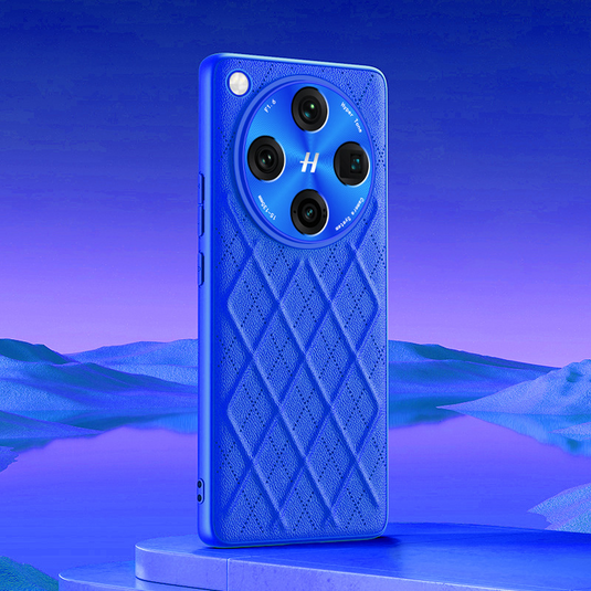 OPPO Find X8 Pro Diamond Pattern Plain Leather Shockproof Essentials Series Case - i-Station Mobile Phone & Electronic Device Repair and Accessories