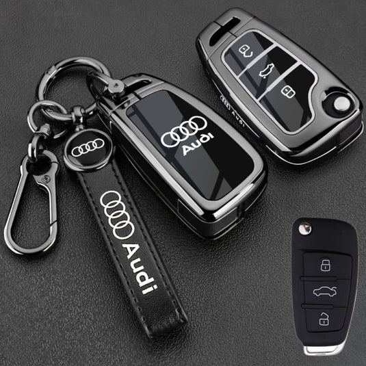 Audi Stylish with Cool Shockproof Car Key Protective Fob Case Cover For A3, A4, A5, A6, Q2, Q3, Q5, Q7, Q8, e-tron - i-Station Mobile Phone & Electronic Device Repair and Accessories